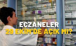 ECZANELER 29 EKİM’DE AÇIK MI? Bugün (29 Ekim) eczaneler çalışıyor mu?