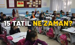 15 TATİL NE ZAMAN? 2025 yarı yıl tatili ne zaman başlayacak ne zaman bitecek? MEB sömestre tatili tarihleri