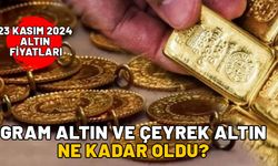 23 KASIM CANLI ALTIN FİYATLARI 2024 || Gram altın, çeyrek altın, 22 ayar bilezik fiyatları bugün ne kadar?