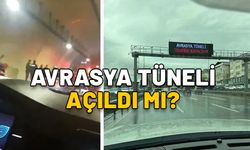 AVRASYA TÜNELİ KAPALI MI, NEDEN KAPALI? 21 Kasım Avrasya Tüneli ne zaman açılacak?