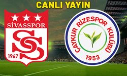 CANLI Sivasspor – Çaykur Rizespor