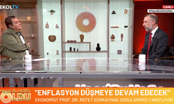 Enflasyon yüzde 30'un altına ne zaman düşecek? Prof. Dr. Refet Gürkaynak Ekol TV'de yanıtladı