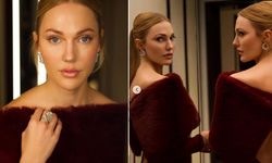 Ru dizisindeki yatak sahneleri çok konuşulmuştu! Meryem Uzerli ödül törenine şıklığıyla damga vurdu