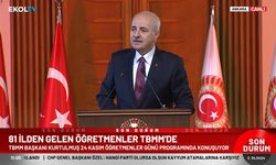 81 ilden gelen öğretmenler TBMM'de! Numan Kurtulmuş konuşuyor