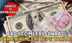 Para birimleri ABD seçimleriyle tepe takla! Türk lirası ise değer kazanan tek para oldu