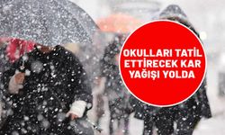 Okulları tatil ettirecek kar yağışı yolda! Türkiye için çarşamba günü uyarısı