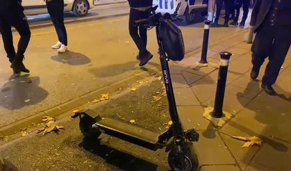 İstanbul'da scooter sürücüsü otomobilin altında kaldı