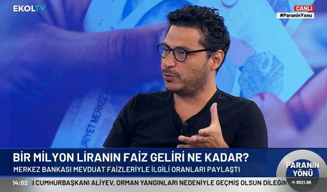 Mert Başaran, enflasyonu işaret ederek yanıt verdi: Faize para yatırılmalı mı?