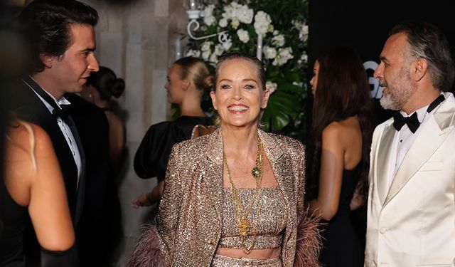 Sharon Stone Bodrum'da 'Uluslararası ikon' ödülünü aldı