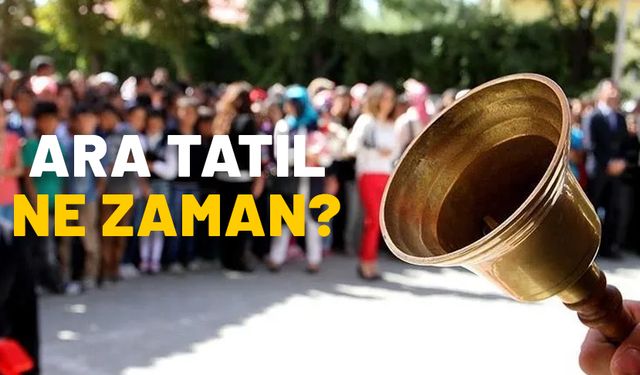 ARA TATİL NE ZAMAN BU HAFTA MI? 2024 Kasım ara tatili ayın kaçında başlıyor, kaçında bitiyor?