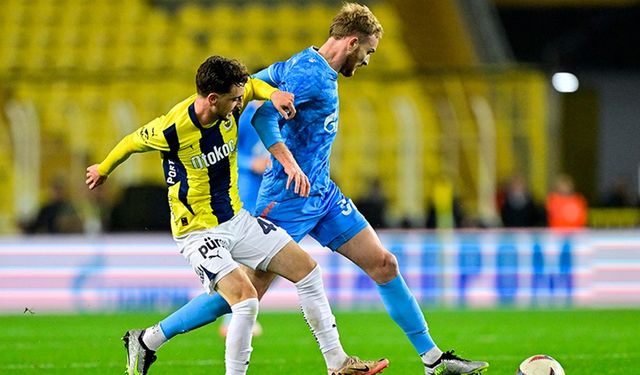 Fenerbahçe hazırlık maçında Zenit'i devirdi