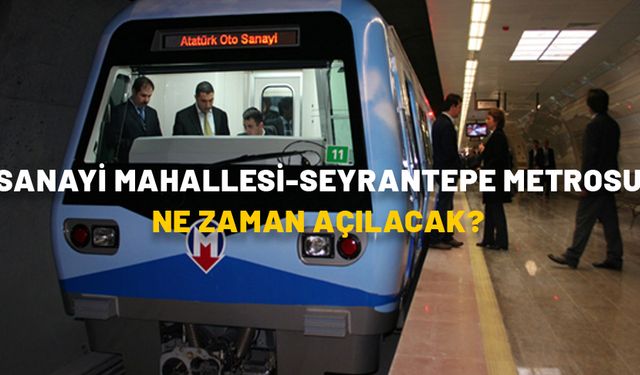 M2 METRO SEFER İPTALİ 18 KASIM 2024: Sanayi Mahallesi-Seyrantepe metrosu ne zaman açılacak?