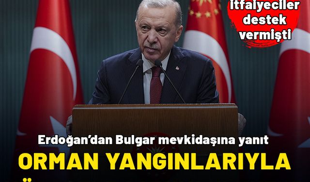 Erdoğan'dan Bulgaristan mevkidaşına yanıt