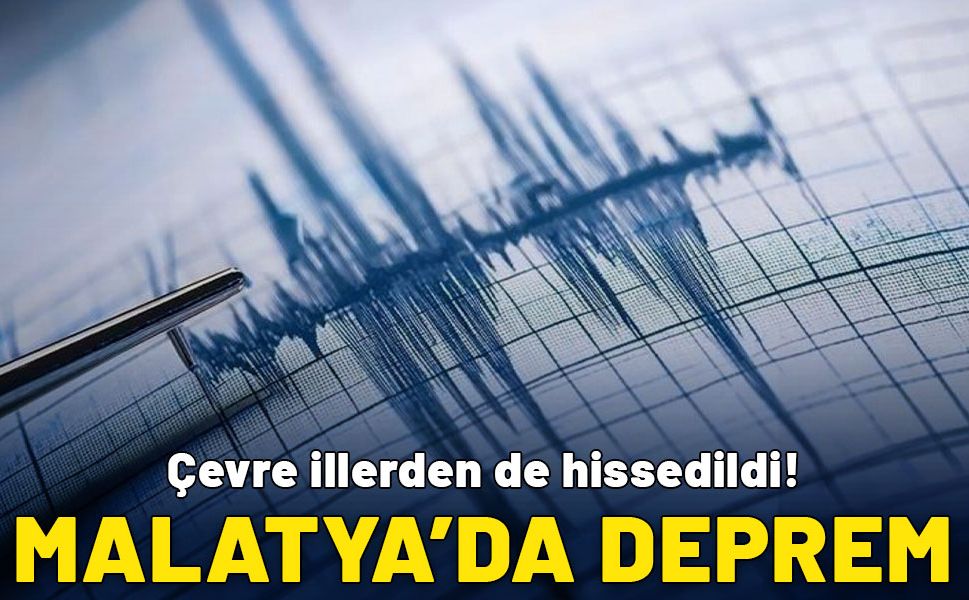 Malatya'da 4.9 büyüklüğünde deprem